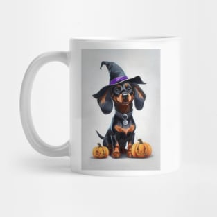Dachshund Puppy Halloween Mug